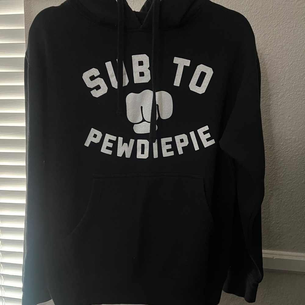 Vintage Black PewDiePie Hoodie